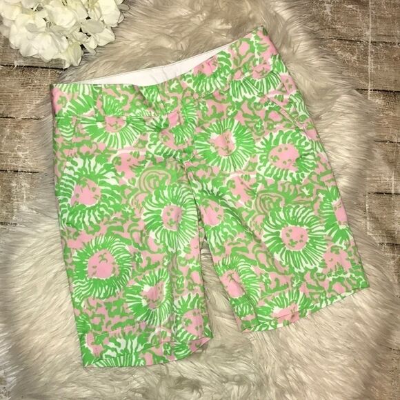 Lilly Pulitzer Chipper Short Cabana Pink Sunnyside - Picture 1 of 7